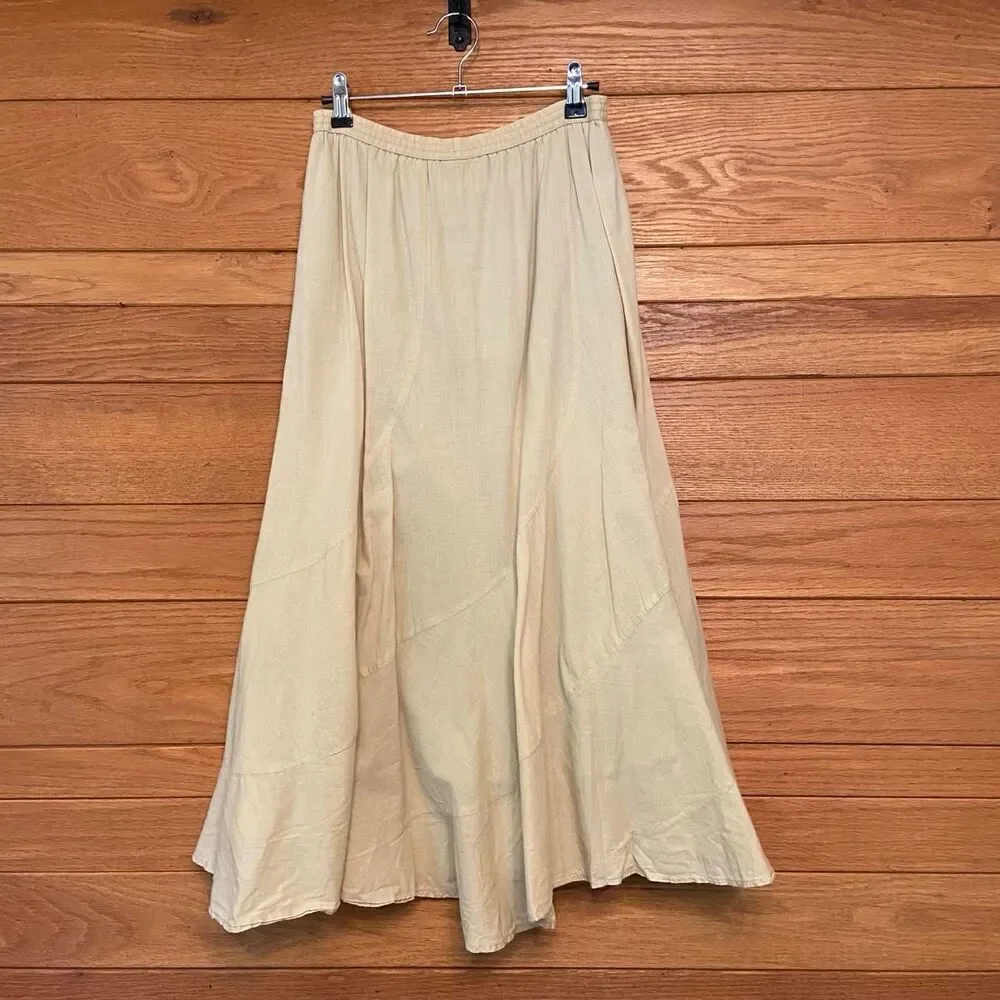 Vintage 90s Metro Wear floral embroidered skirt